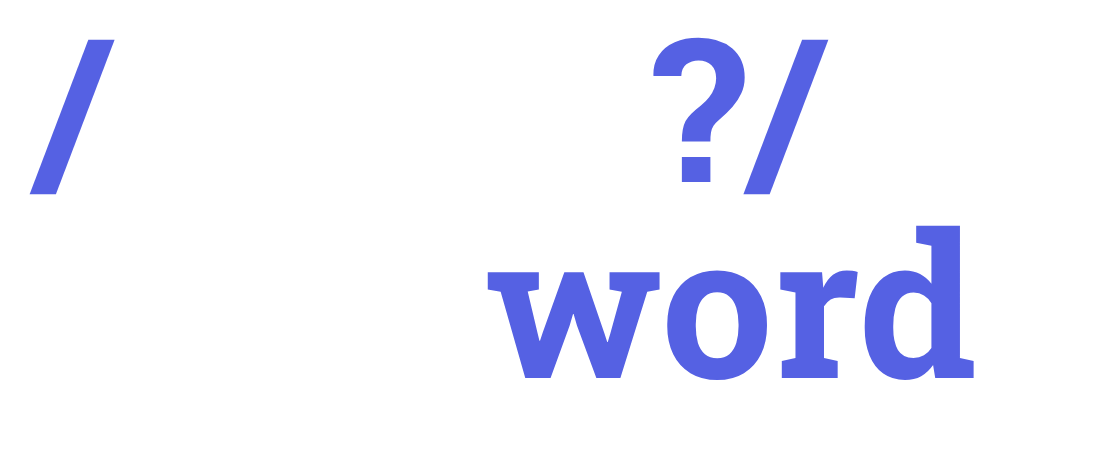 regex
